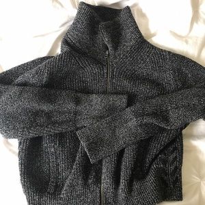 Athleta sweater bomber jacket
